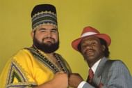 Akeem, aka One Man Gang, with Slick